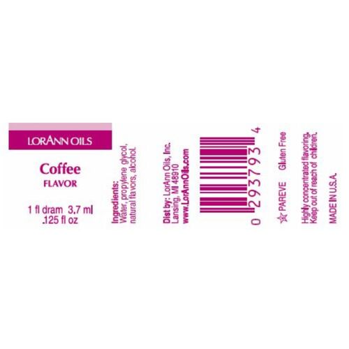 AROMA CONCENTRADO LORANN - CAFE / COFFEE (3,7 ML)