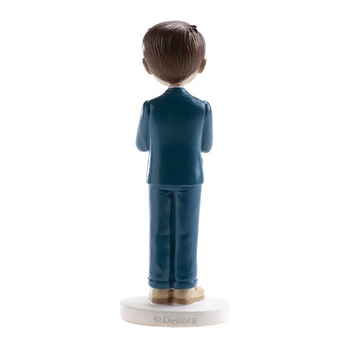 FIGURA PARA BOLO - MENINO DE AZUL E TERÇO