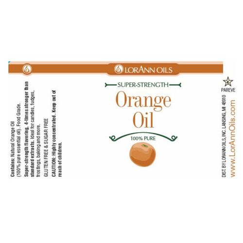 ÓLEO "SUPER-STRENGTH" LORANN - LARANJA / ORANGE (29,5 ML)