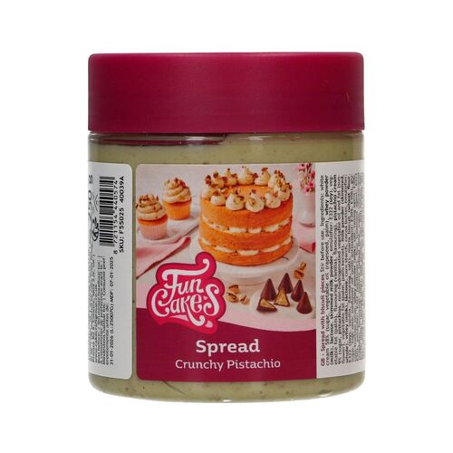 CREME PARA PASSAR FUNCAKES - CROCANTE DE PISTACHO (250 G)