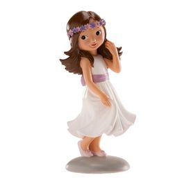 FIGURA PARA BOLO MENINA COM LAO VIOLETA